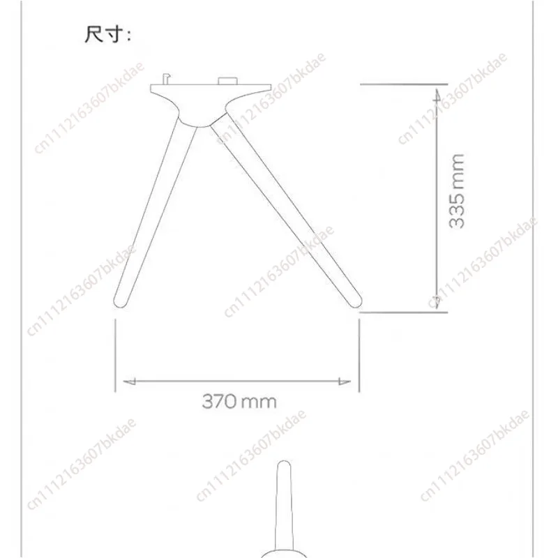 Solid Wood Rack Stand High Stable Tripod Holder