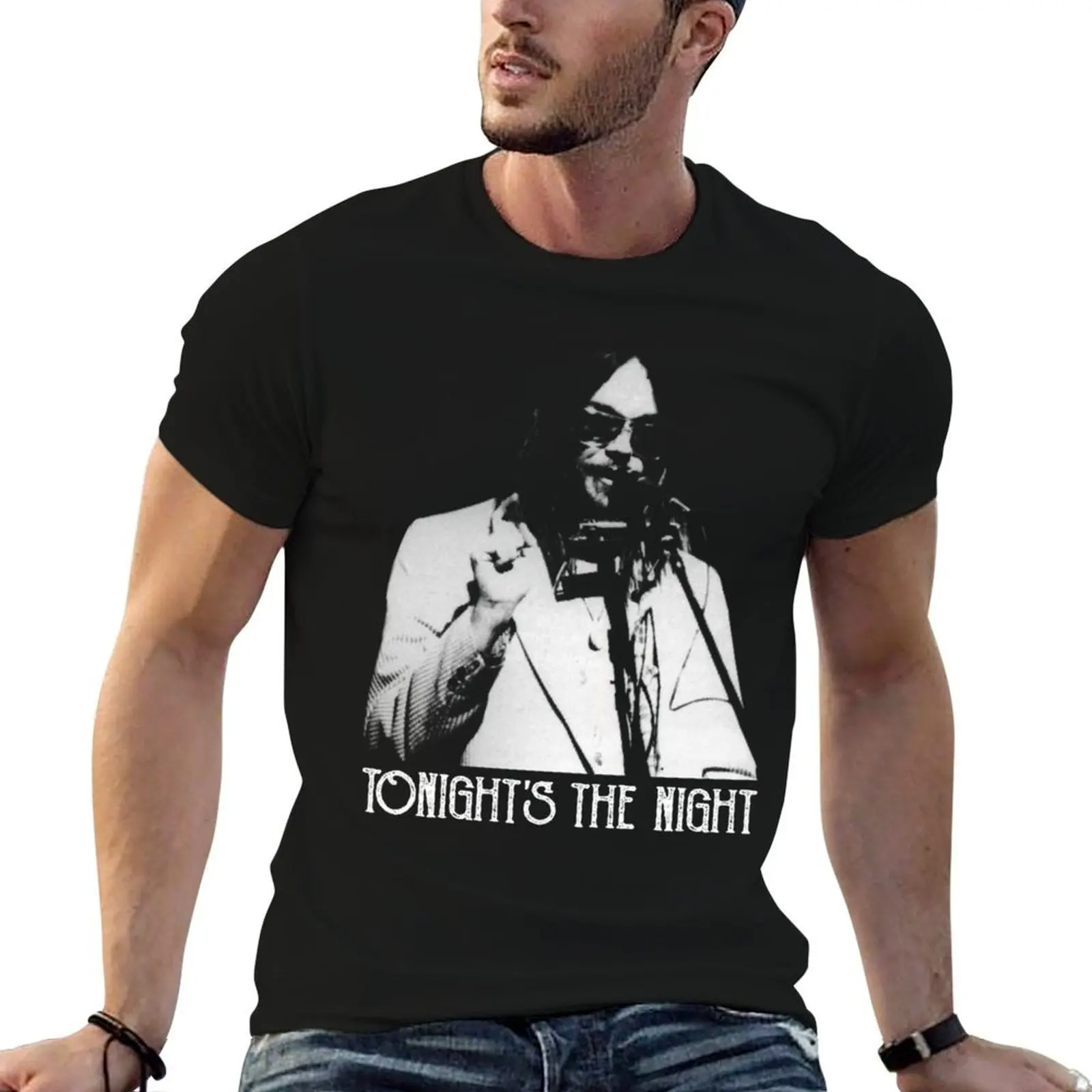 

Tonights The Night Young T-Shirt t shirts for man cotton funny man graphic t shirt T-Shirt