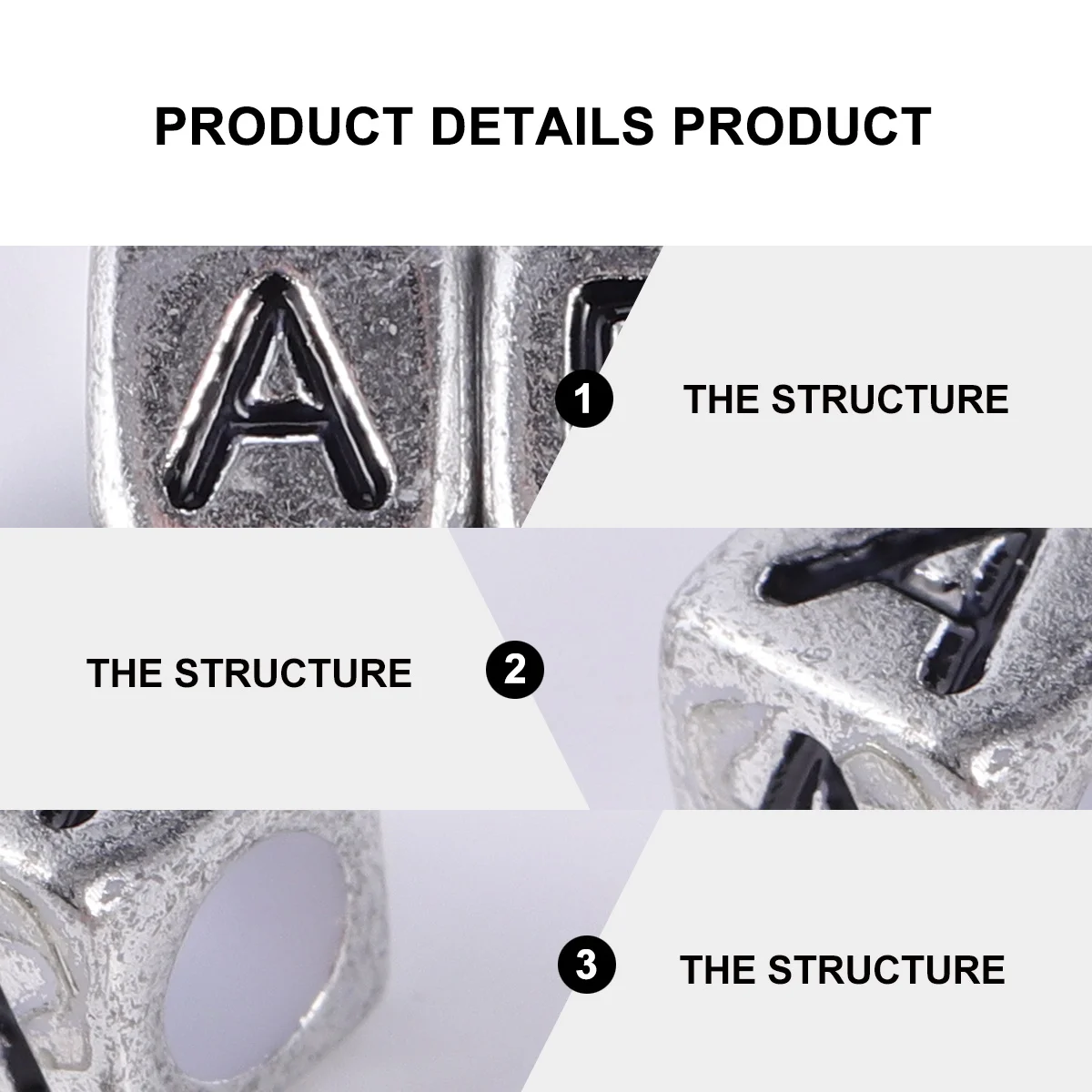 

300Pcs Acrylic Square Letter Beads DIY Accessories Kit for Bracelet Necklace Jewelry Making Creative Plastic Letter Beads