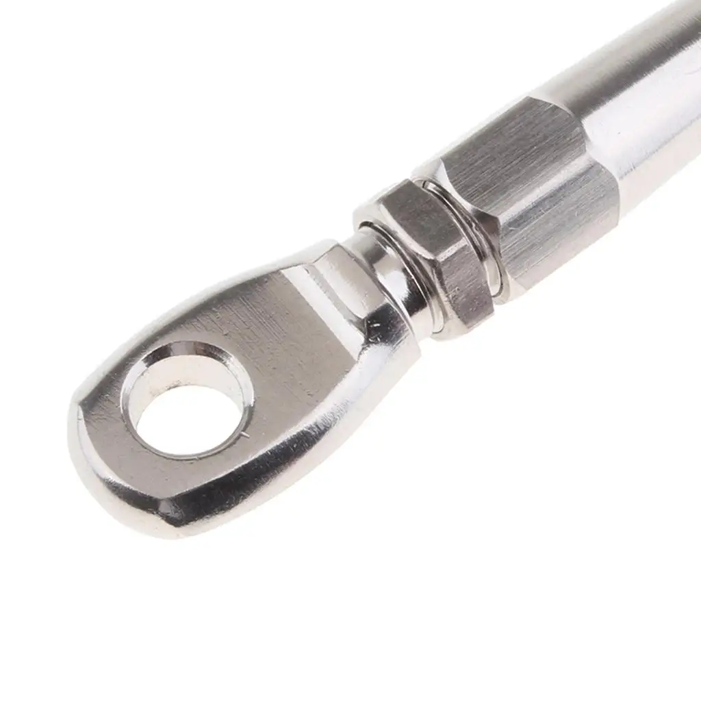 1 Pcs Marine 316 Stainless Steel Swageless Eye Terminal for 6mm Wire Rope for Boat Yacht Wire Cable Etc Boat Hardware