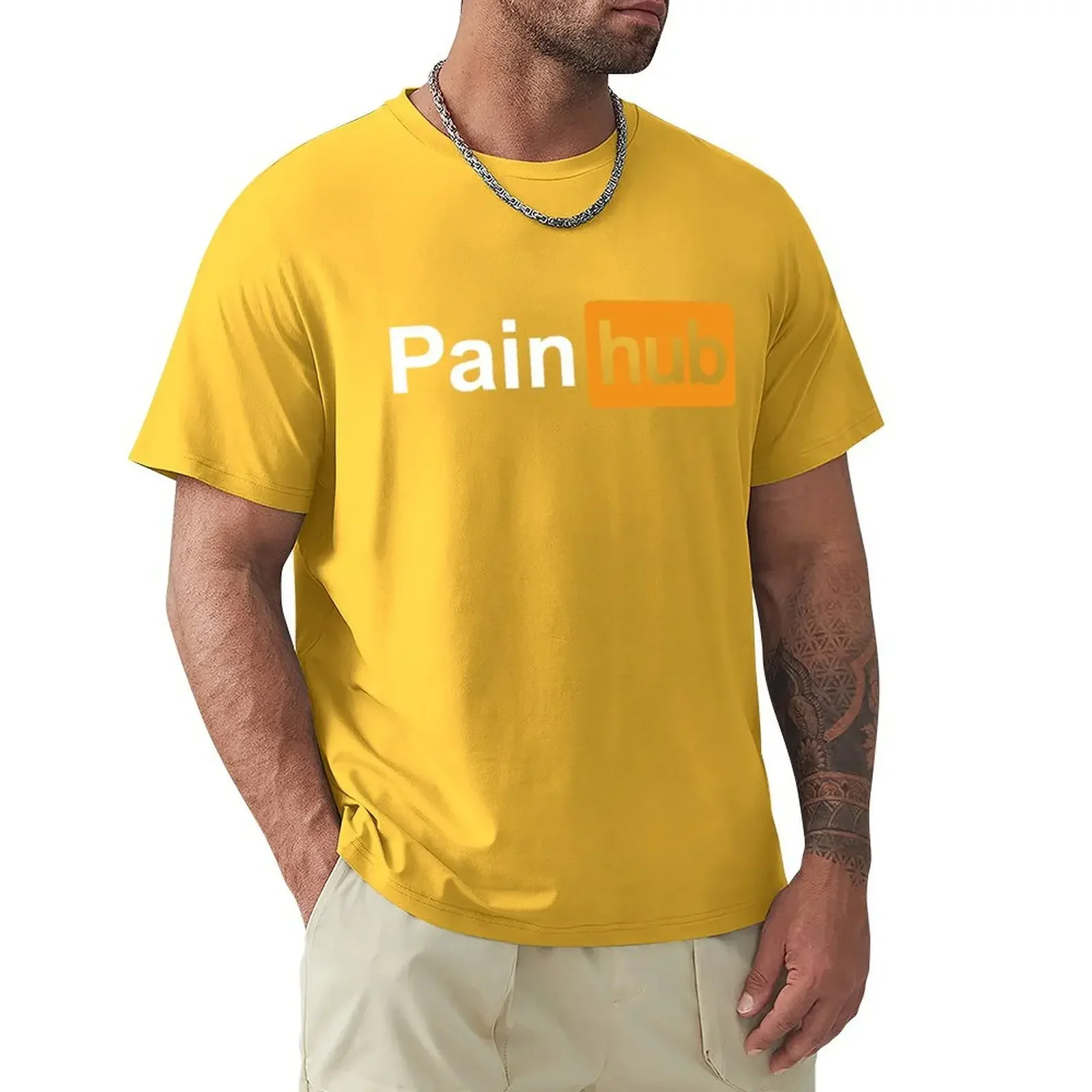

Painhub Men Women T Shirt Polyester Tshirt Men Summer Fashion Sweatshirt Fashion Men Polyester Brand Tee Clothing