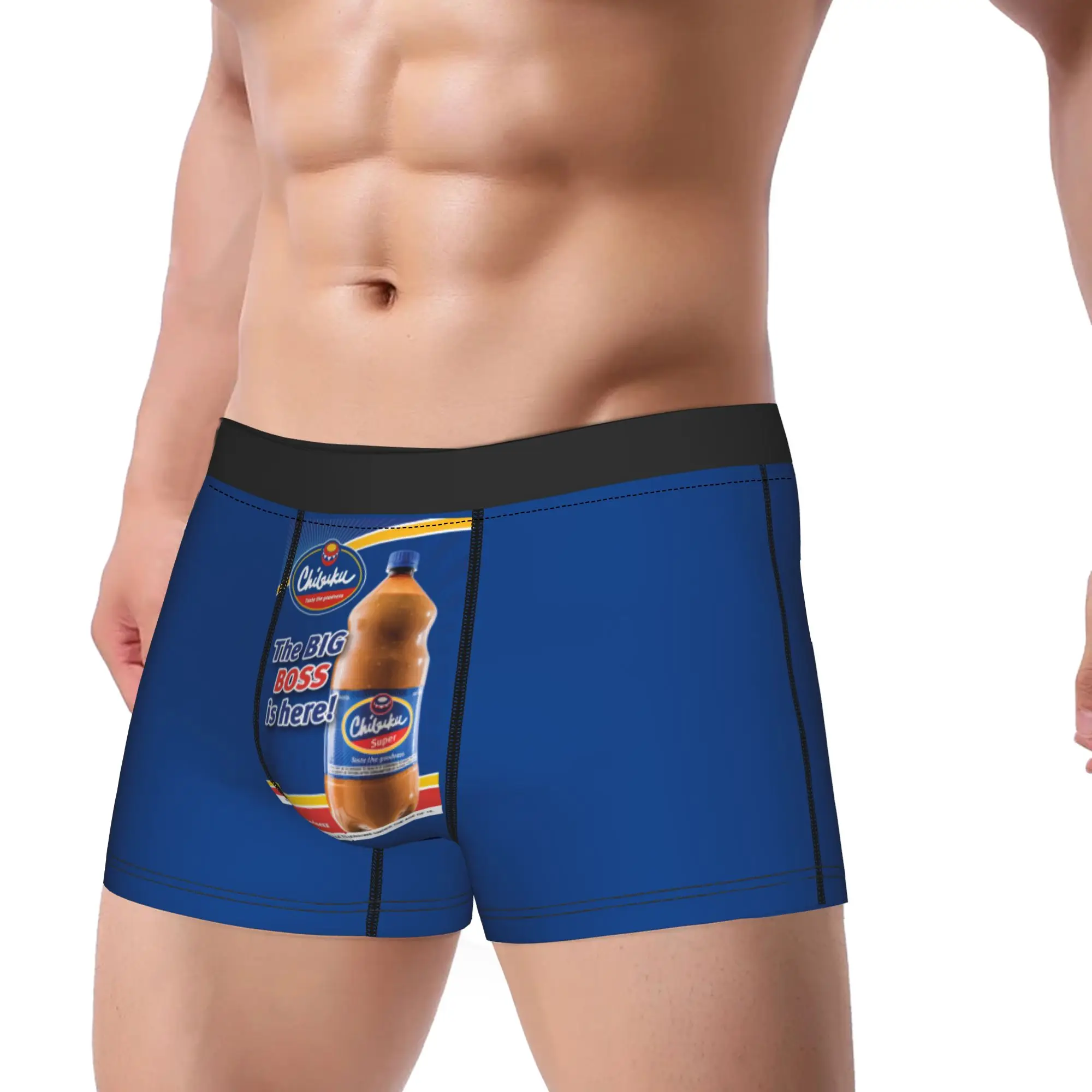 cChibuku The BIG is here Super Bottle  cChibuku Underpants Breathbale Panties Male Underwear Ventilate Shorts Boxer Briefs