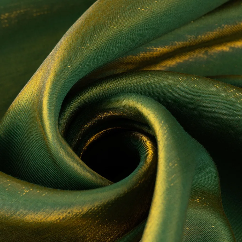 150*50CM Satin-Like Fabric Soft Glossy Dress Material Mermaid Imitation Acetate Gradient Color Fabric For Bridal & Formal Even