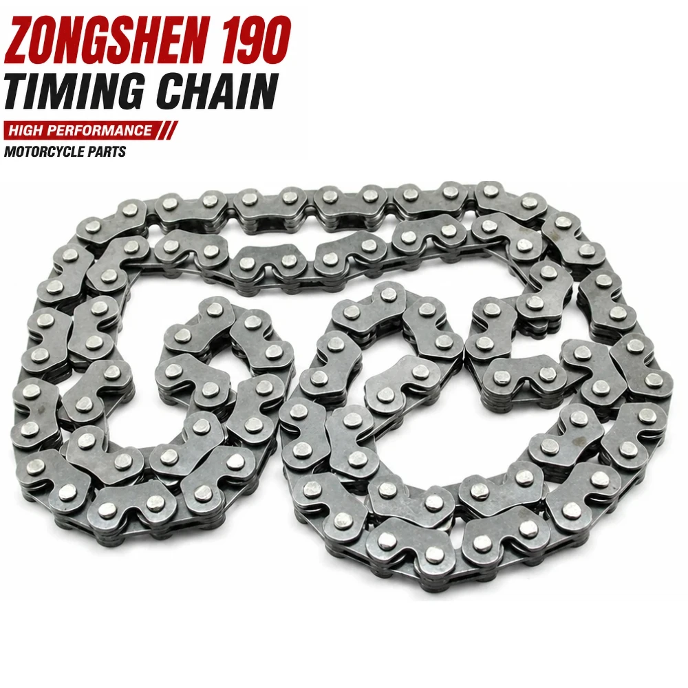 ZongShen Engine Timing Cam Chain Transmission Motorcycle ChainFor Z190 ZS190 Z212 ZS212 Zongshen RX1 Chinese Dirt Pit Bike