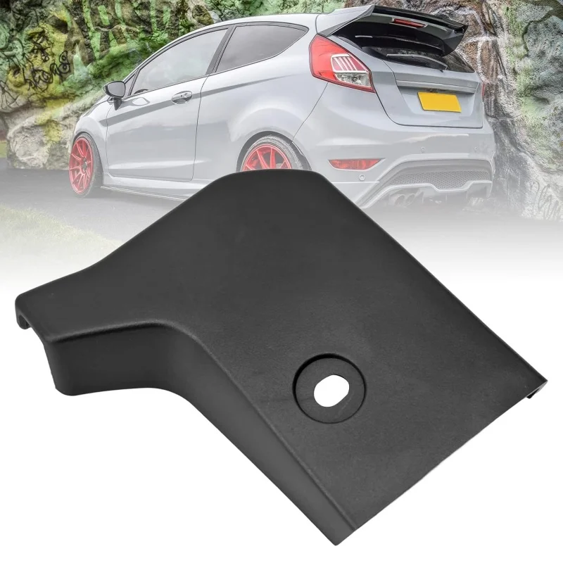 Car Side Skirt End Cap Black Left Right Side Skirt End Cap For Ford Fiesta MK7 Parts Number 1771888 1771885 Auto Accessories