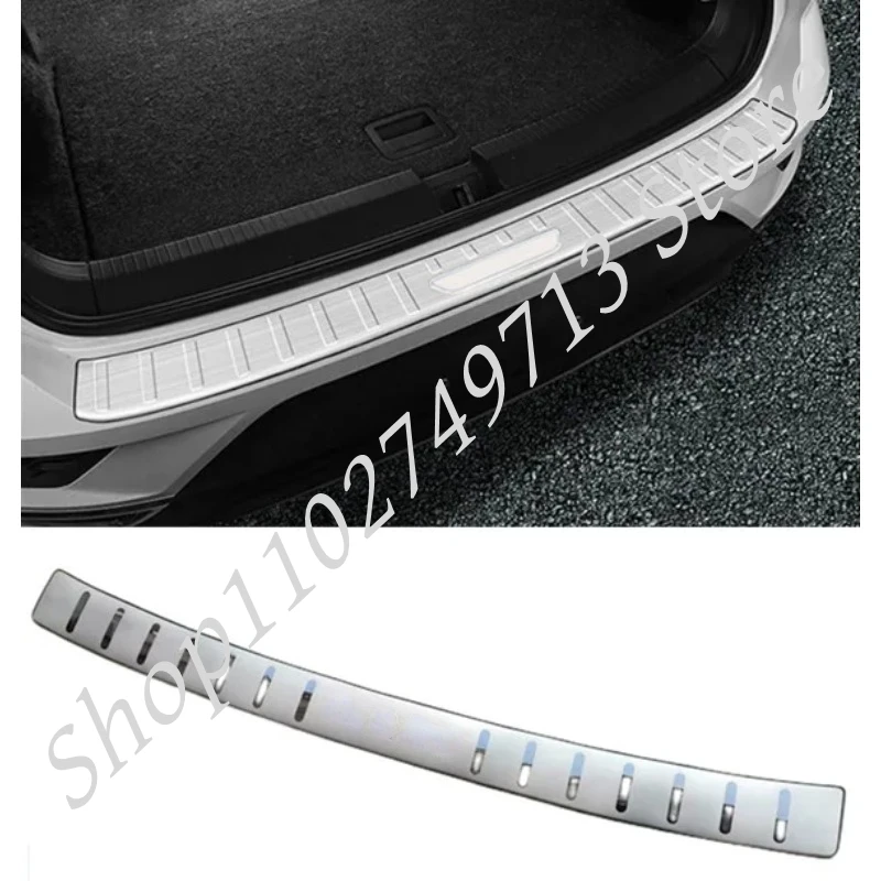 

For Volkswagen T-ROC 2017-2023 stainless steel car trunk threshold guard plate Welcome pedal anti-scratch car accessories