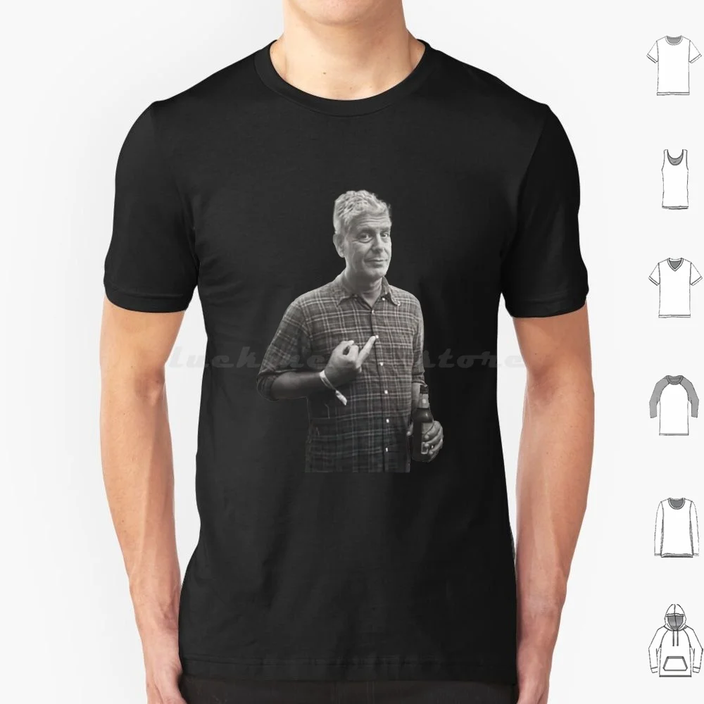 Anthony Bourdain Middle Finger T Shirt Men Women Kids 6xl Anthony Bourdain Bourdain Anthony Chef Food Vintage Cook Anthony
