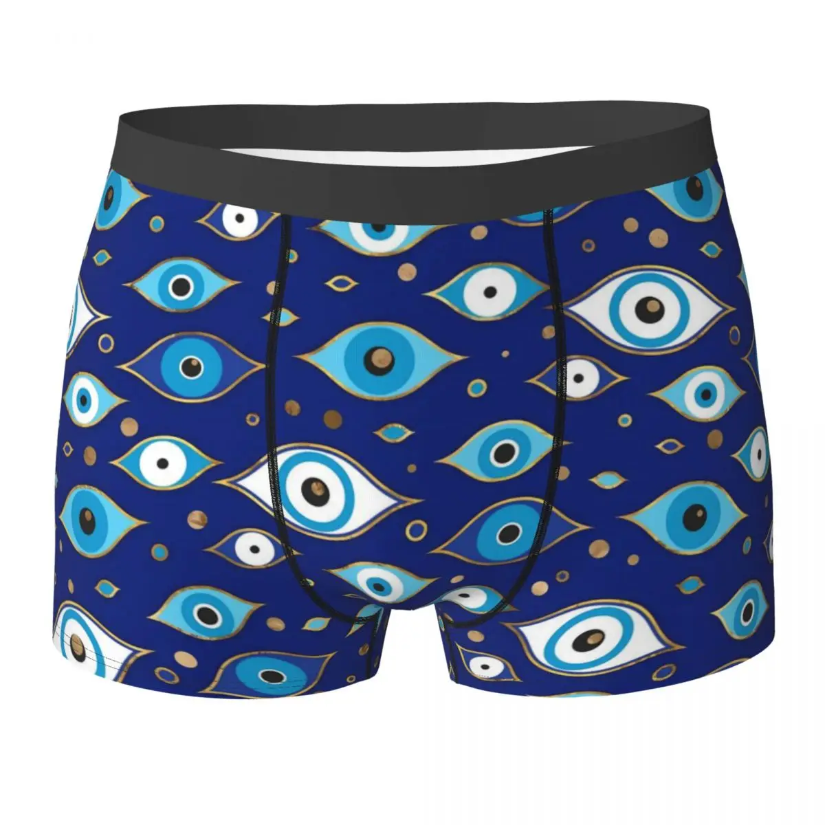 Matiasma Evil Eye Underwear Greek Mati Mataki Man Shorts Briefs Classic Boxer Shorts High Quality Printing Plus Size Underpants