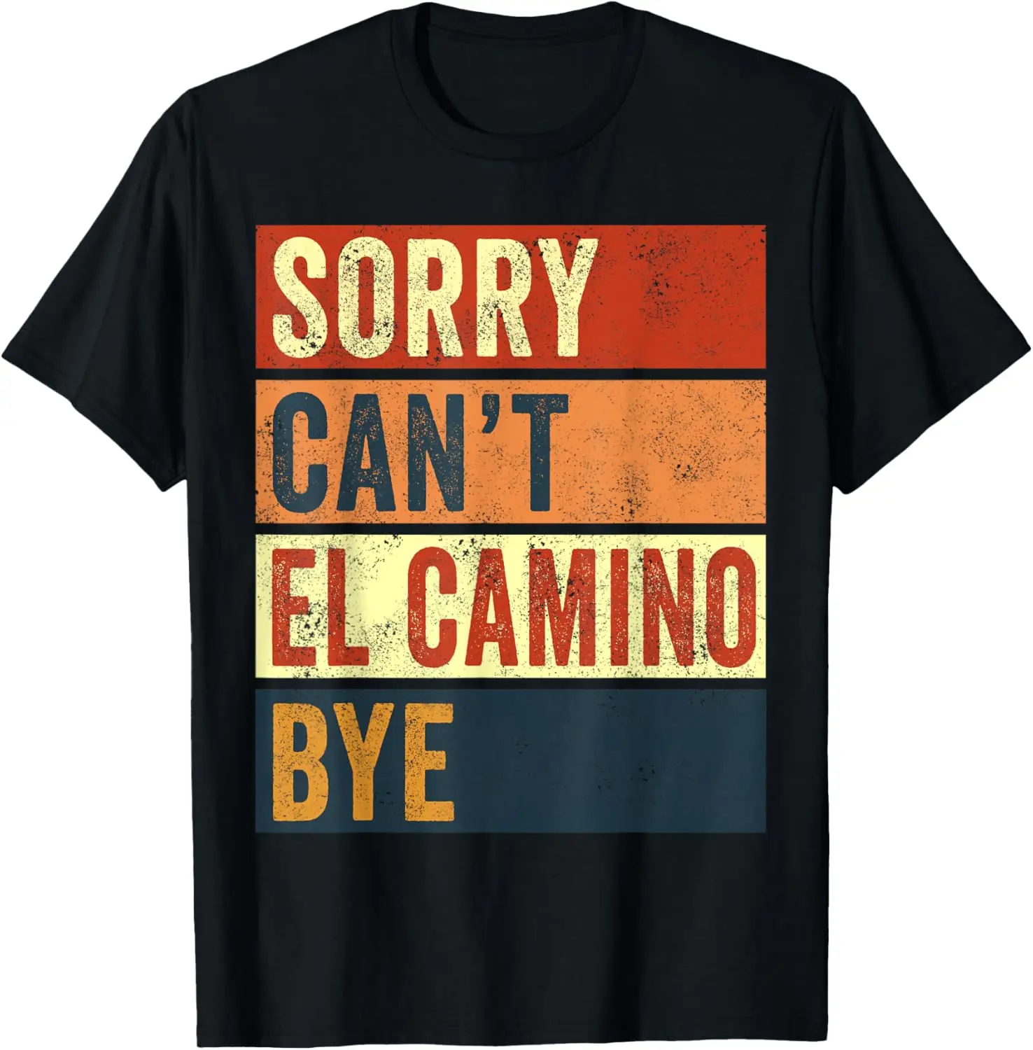 

El Camino de Santiago Compostela Spain Way of St James Hiker T-Shirt