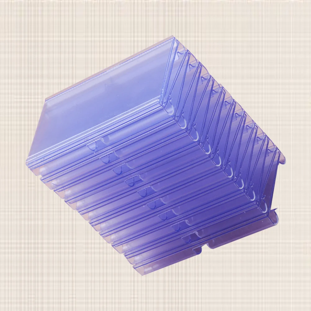 20 قطعة 4.5X6 سنتيمتر الأسعار العلامات تسمية بلاستيكية شفافة لسوبر ماركت متجر متجر التجزئة حامل بطاقة القهوة مجلد التسمية