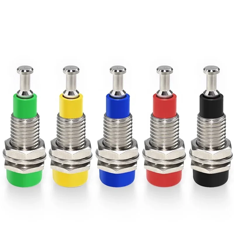 Audio Binding Post Nut Connector Electrical Test Hole Terminal 2mm Jack Banana Socket Plug