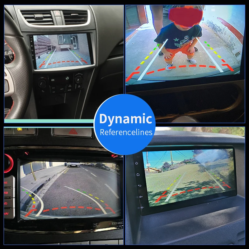 Waterproof Night Vision Rear View Camera with EU License Plate Frame