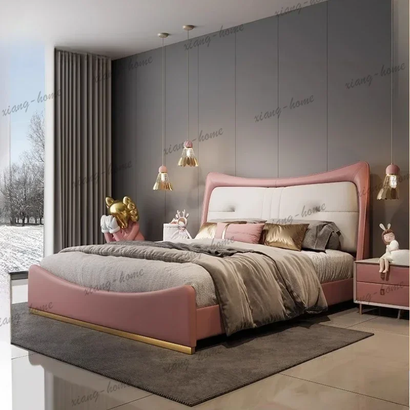 FG queen beds on offer 180x200cm double bed Modern Nordic full marriage bedrooms dorm room essential complete bedroom furniture