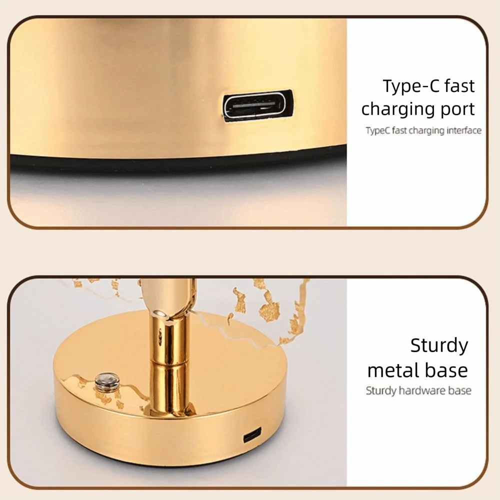 3-Color Lighting Butterfly Desk Lamp Transparent Dimmable LED Table Lamp Atmosphere Light Soft Lights Nordic Acrylic Night Light