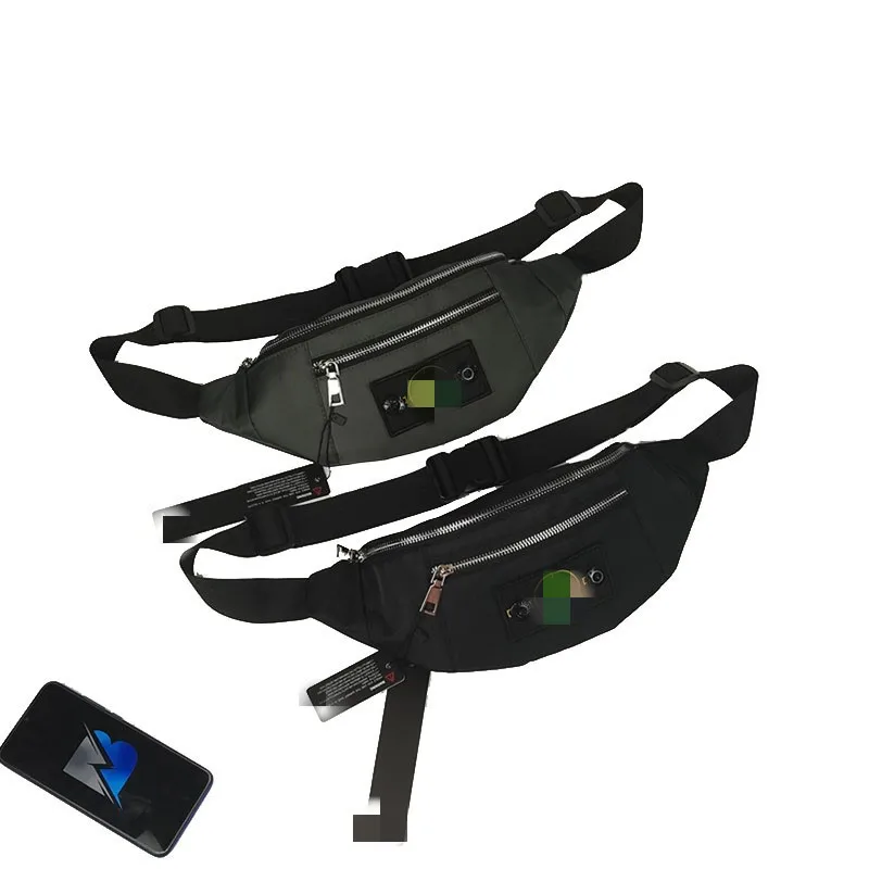 2025年新作 メンズクロスボディバッグ スポーティーシングルショルダーバックパック レジャーウエストバッグ 餃子型 ポリエステル カジュアルファッション