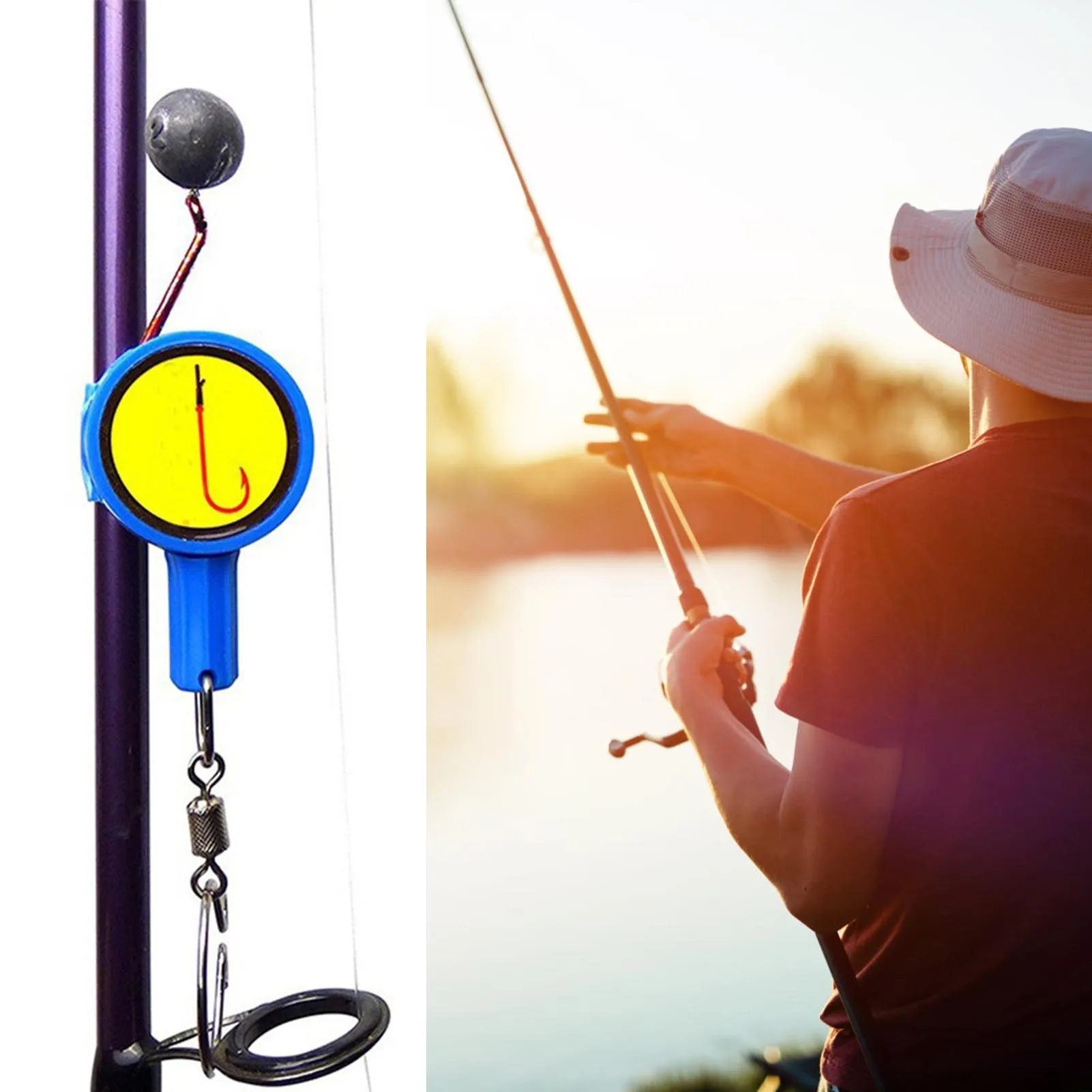 Fishing Knot Tying Tools Tackle Multifunction Fishing Accessories Hook Remover Suitable for Cover Hook on Fishing Rod - Image 4