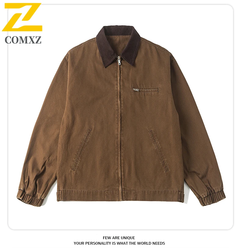 Denim Jacket Male 2025 New Autumn Vintage Casual Adventure Versatile Jackets Fashion Streetwear Wear Resistant Outerwear