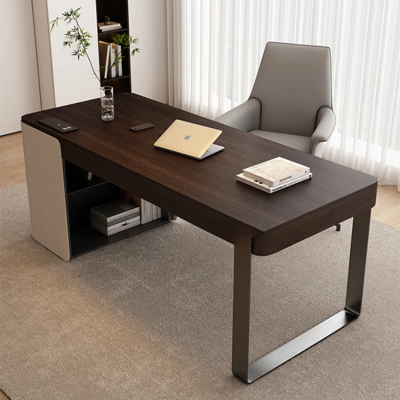 Desktop Luxury Office Desks Writing Wood Reception Large Office Desks Conference Meeting Mesa Bureau Office Furniture WN50OD