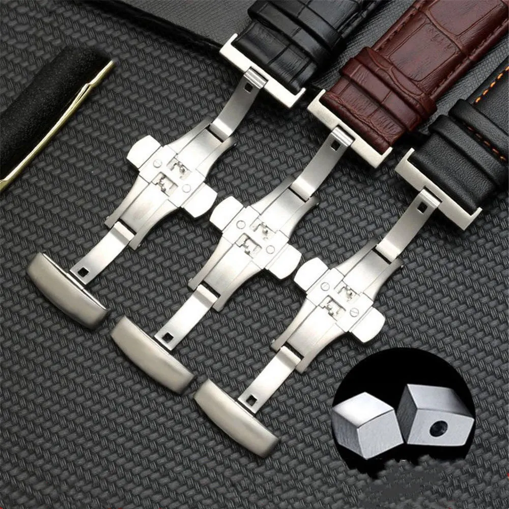 Genuine Cowhide Leather Crocodile Curved End Strap For Tissot T035 Stainless Steel Buckle Band