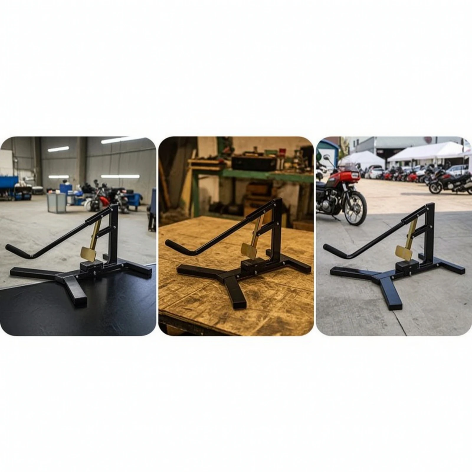 Motorcycle Tire Changer Floor-Standing Motorcycle Tire Tool with Pressing Plate Bead Breaker Stable Sturdy for Mechanics