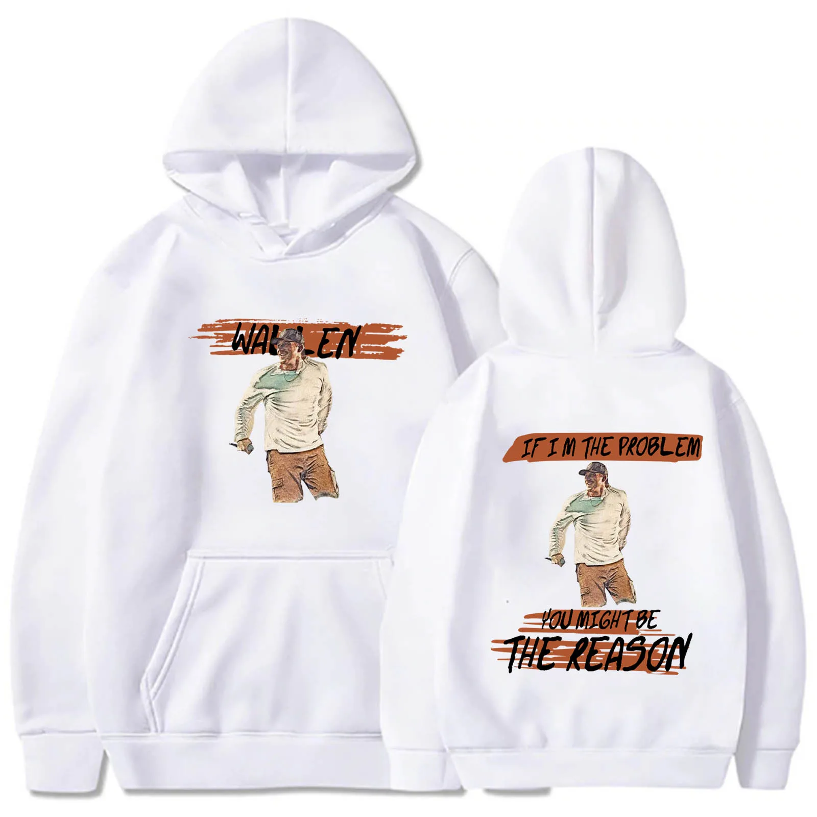 مورغان وارن موسيقى الريف هوديي مورغان أنا مشكلة جولة جديدة هوديي الرجال Harajuku قمة الموضة هوديي