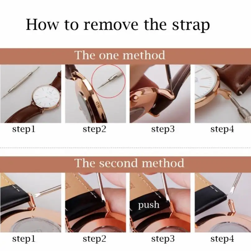 Watch Repair Tool Mini Double End Pin Tool Alloy Steel Spring Bar Tool for Watch Wristband Removal Repair Hand Tool Set