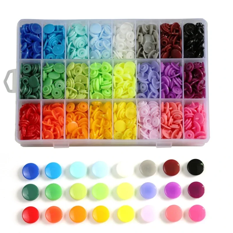 12mm okrągły plastikowy zatrzaskowy guzik kolor tęczy DIY szycia Poppers zapięcie naciśnij przycisk na ubrania dla dzieci śliniaki akcesoria do szycia