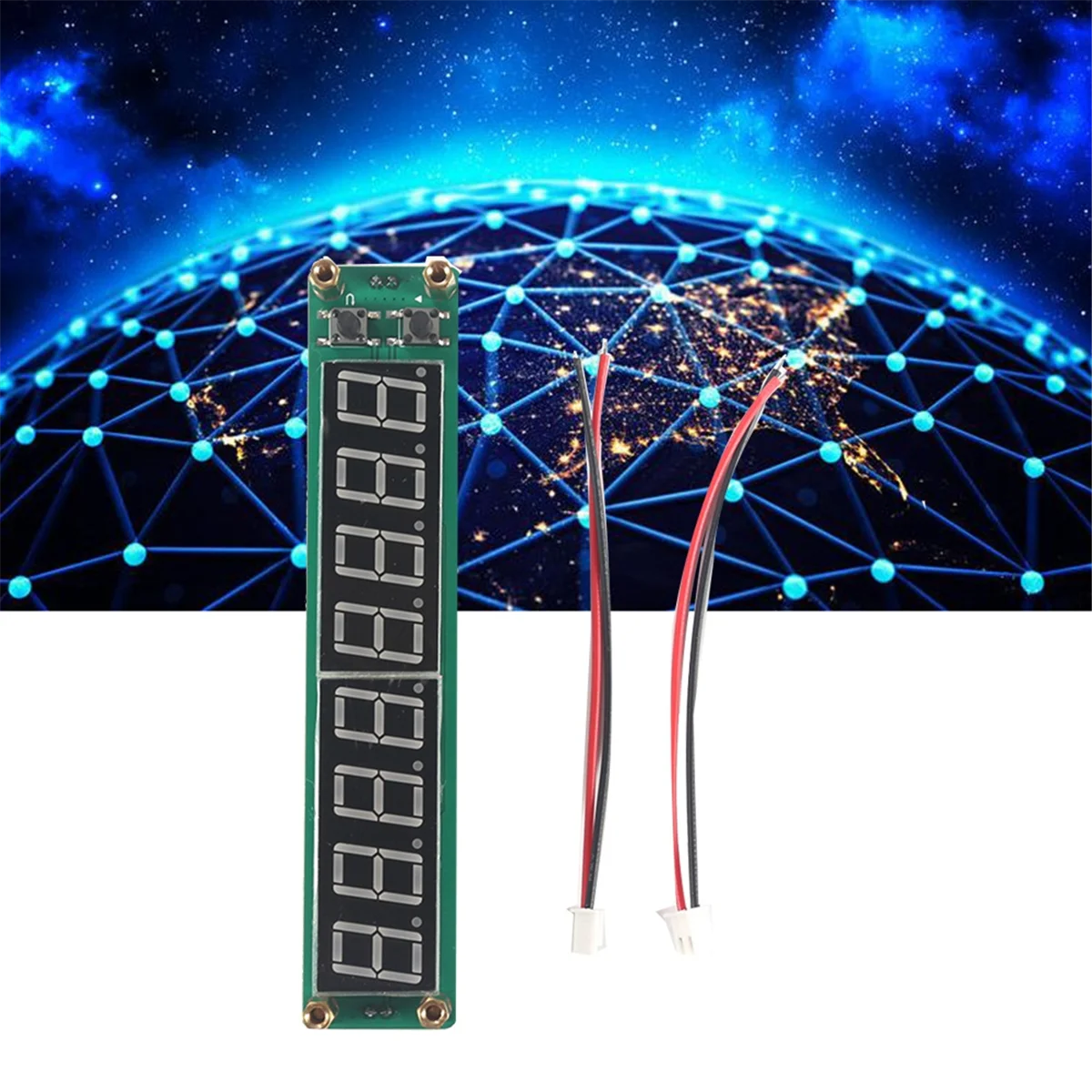 Modulo misuratore di frequenza PLJ-8LED-R Misurazione display frequenza Modulo componente display frequenza 0,1 MHz-2400 MHz,A