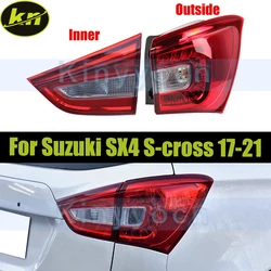 Rear Bumper Tail Light Tail Lamp For Suzuki SX4 S-cross 2017 2018-2019 2020 2021 Taillight Taillamp Brake Light