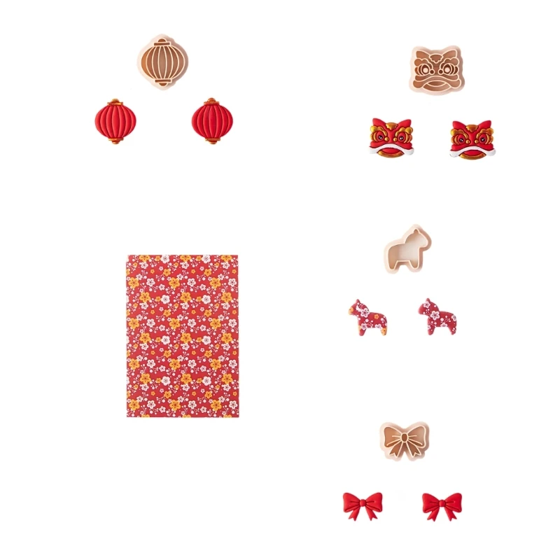 Nonstick Plastic Earrings Cutters Crafting Accessories Suitable for Artistic Creations and Cleaning Process Q6RB