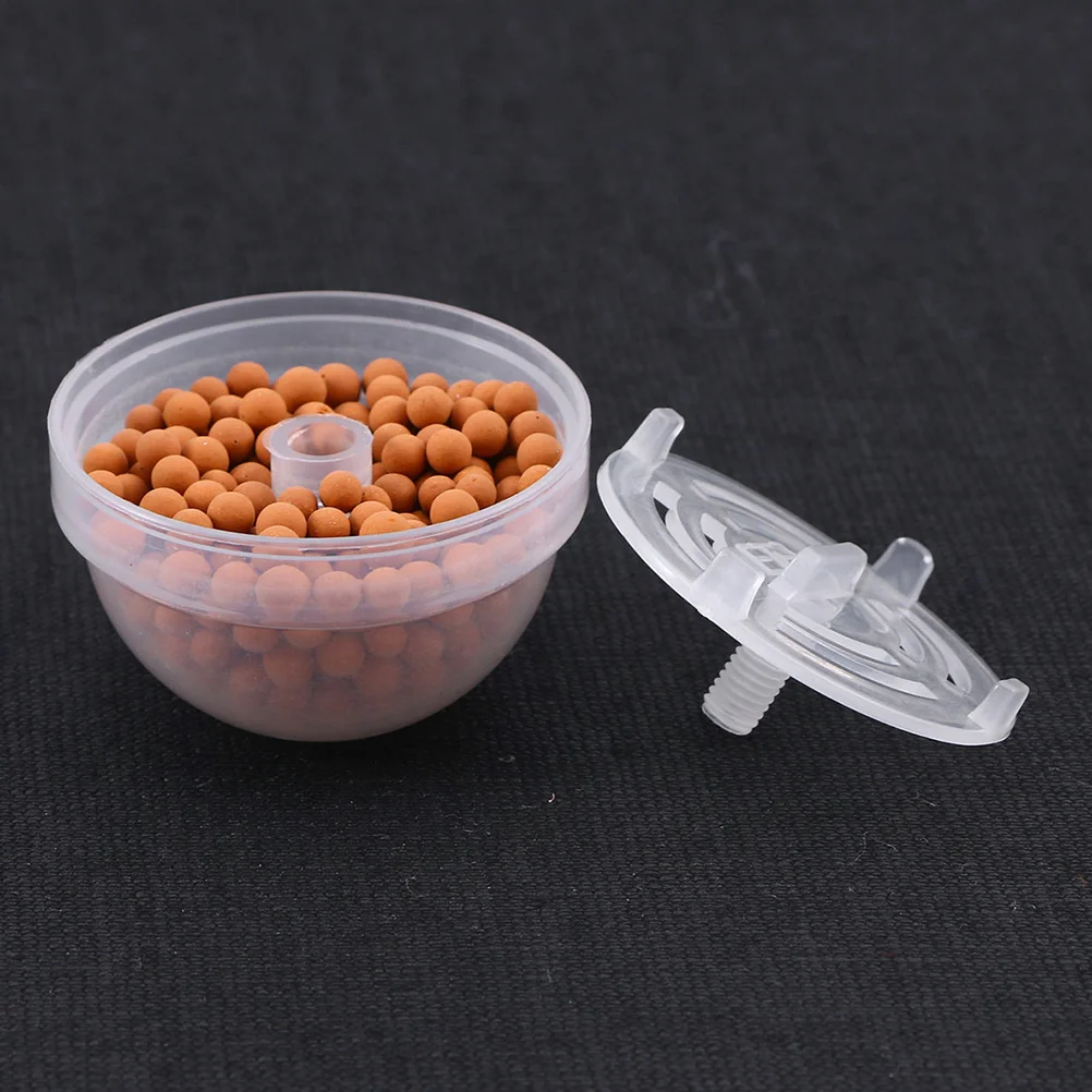 2 Pcs Moss Valued Hemisphere Transparent Balls Fish Aquarium Accessories Bracket Shrimp Houses Hiding Planting Containers