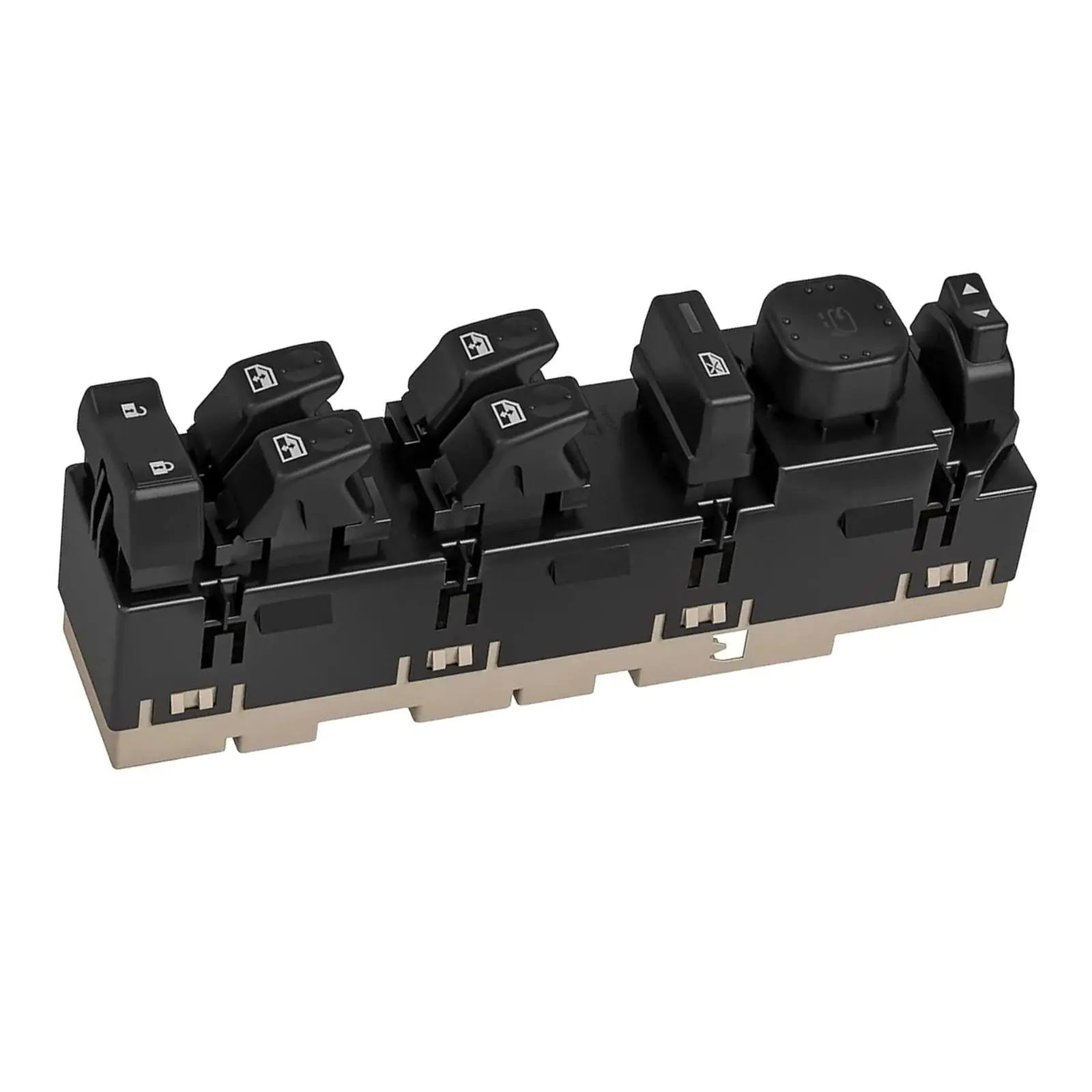 

15883320 Master Power Window Switch Repair Parts Black Attachments Automotive Accessories Replacement Module Front Driver Side