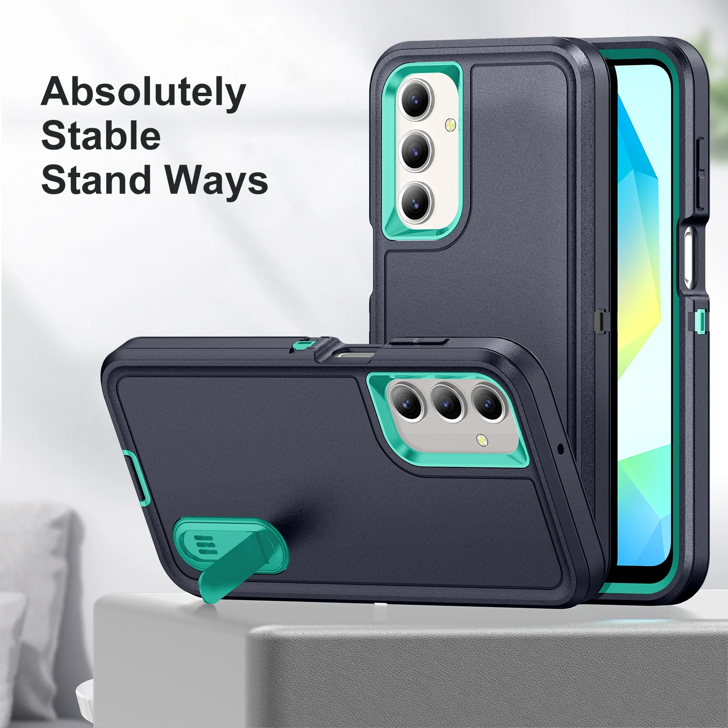 Odporny na wstrząsy futerał ochronny do Samsung Galaxy A17 5G A16 A15 A14 A56 A54 A53 A13 Edge