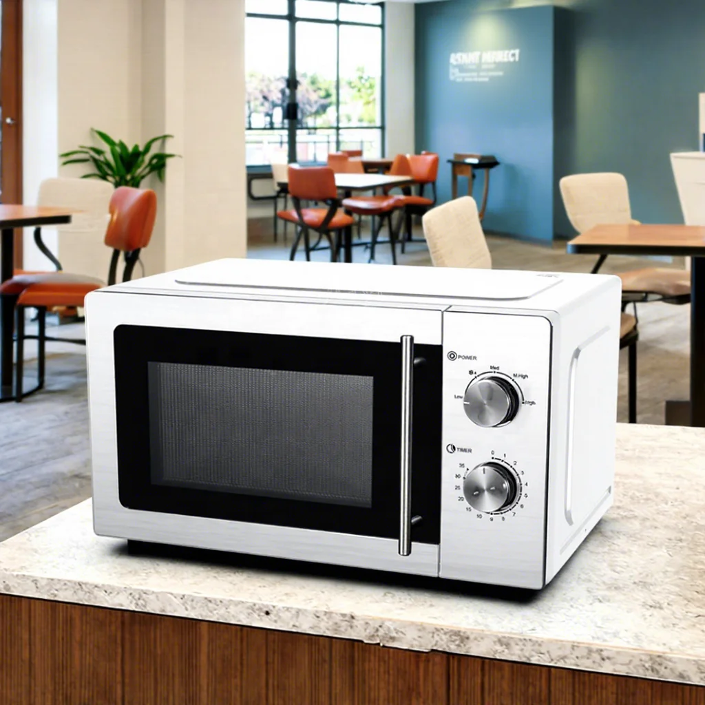 

20L Digital Touch Control Electric Tabletop Microwave Oven 230V Glass Grilling Function Child Safety Lock for Household Hotel