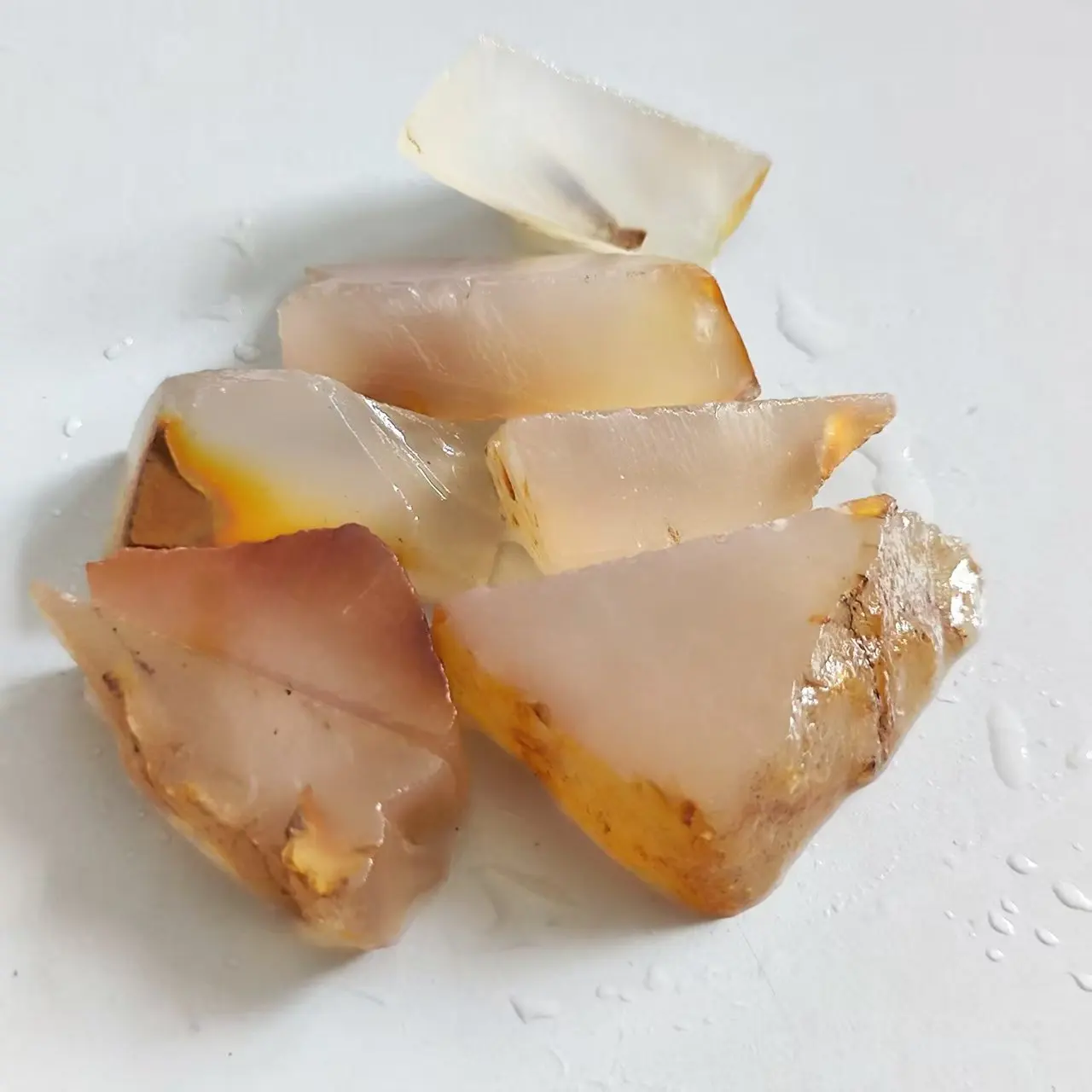 Natural Agate Stone Slice Crystal Stone Mineral Home Decoration Stone Healing Crystal Stone Gifts Ornaments Ore Specimens