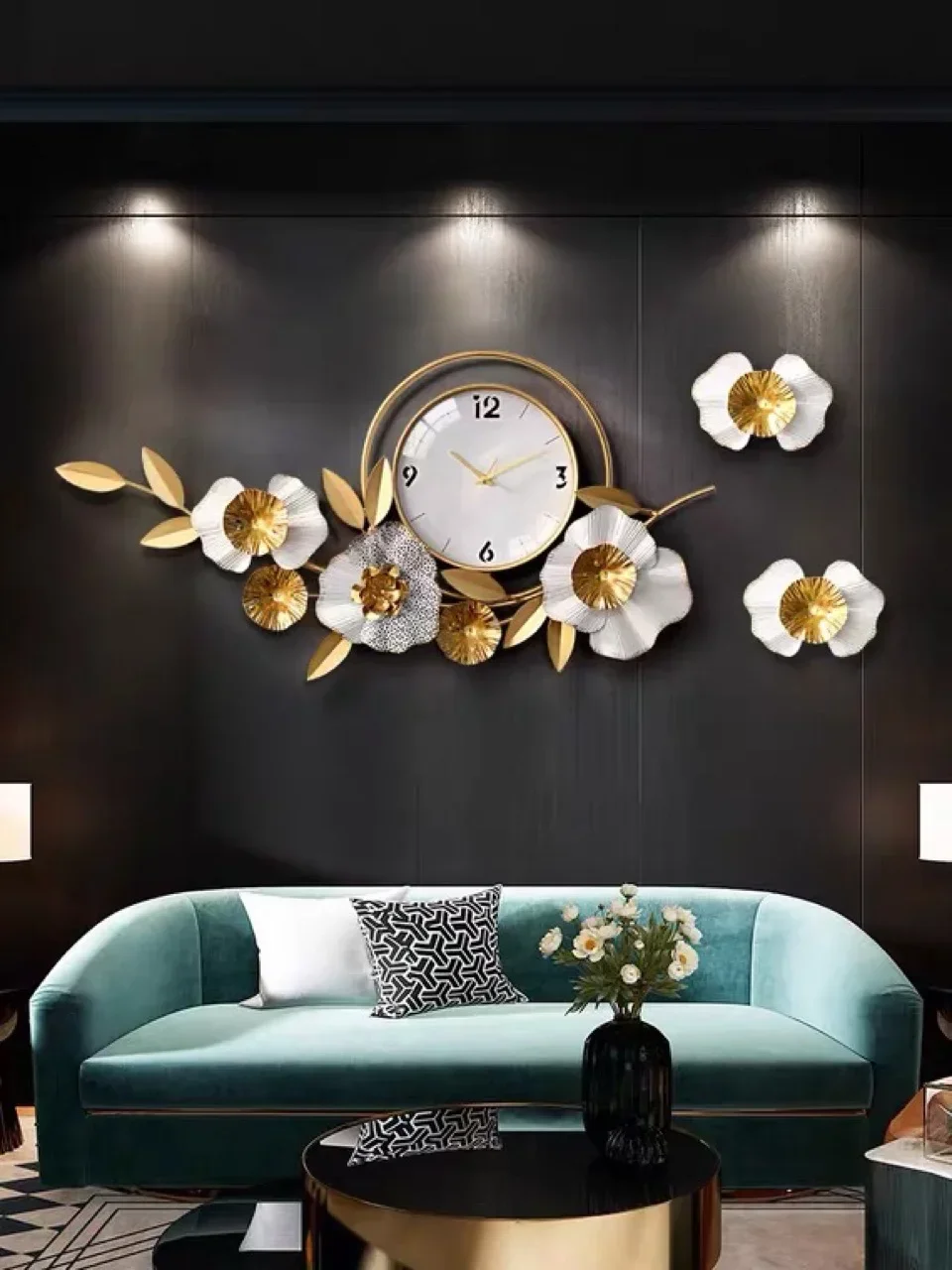 Clock Wall Clock Living Room Home Fashion Creative Modern and Simple Decorative Art Affordable Luxury Style Nordic Wall Clock