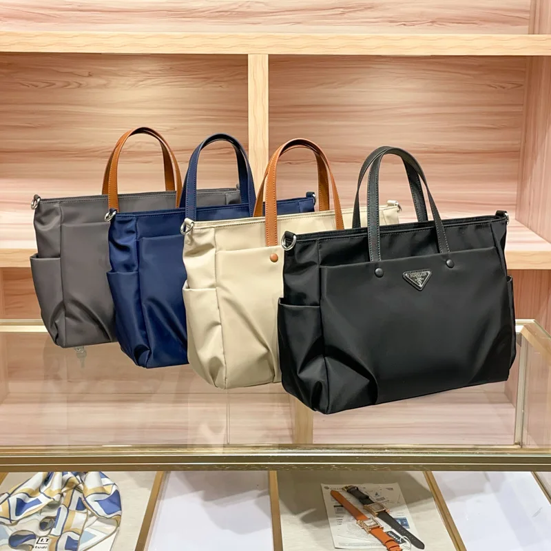 Bolso cruzado informal de gran capacidad, bolso con cremallera para mujer, bolso de hombro lujoso y moderno, bolso portátil para mujer