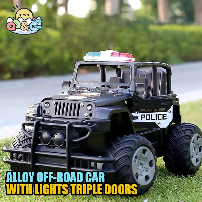 

1:20 2.4G Remote Control Cars Can Open The Door To Climb Off-Road Police Car Wireless Remote Control Toys Car Gifts for Boys