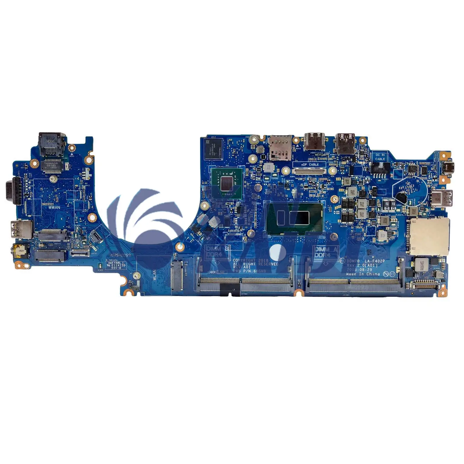 LA-F402P DELL ノートパソコンのマザーボード LA - F402P Latitude 5490 E5490 CN - 0F84M1 0F84M1 ​   ノートパソコンのメインボード