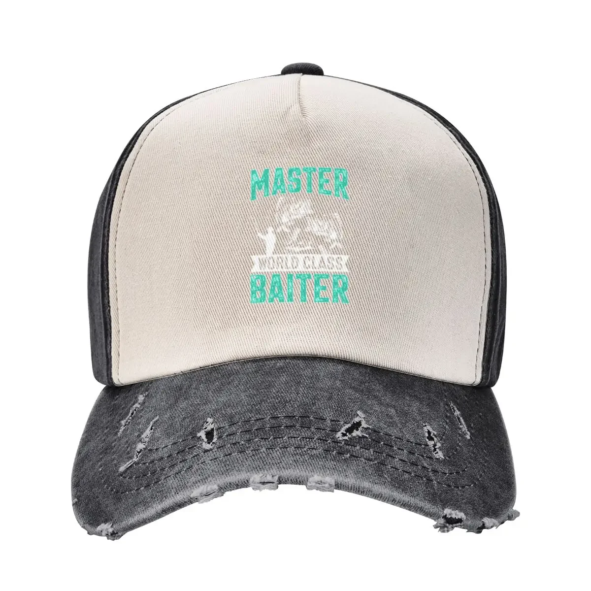 

World Class Master Baiter-funny fishing gift idea Baseball Cap tea Hat Anime custom Hat Men Caps Women's