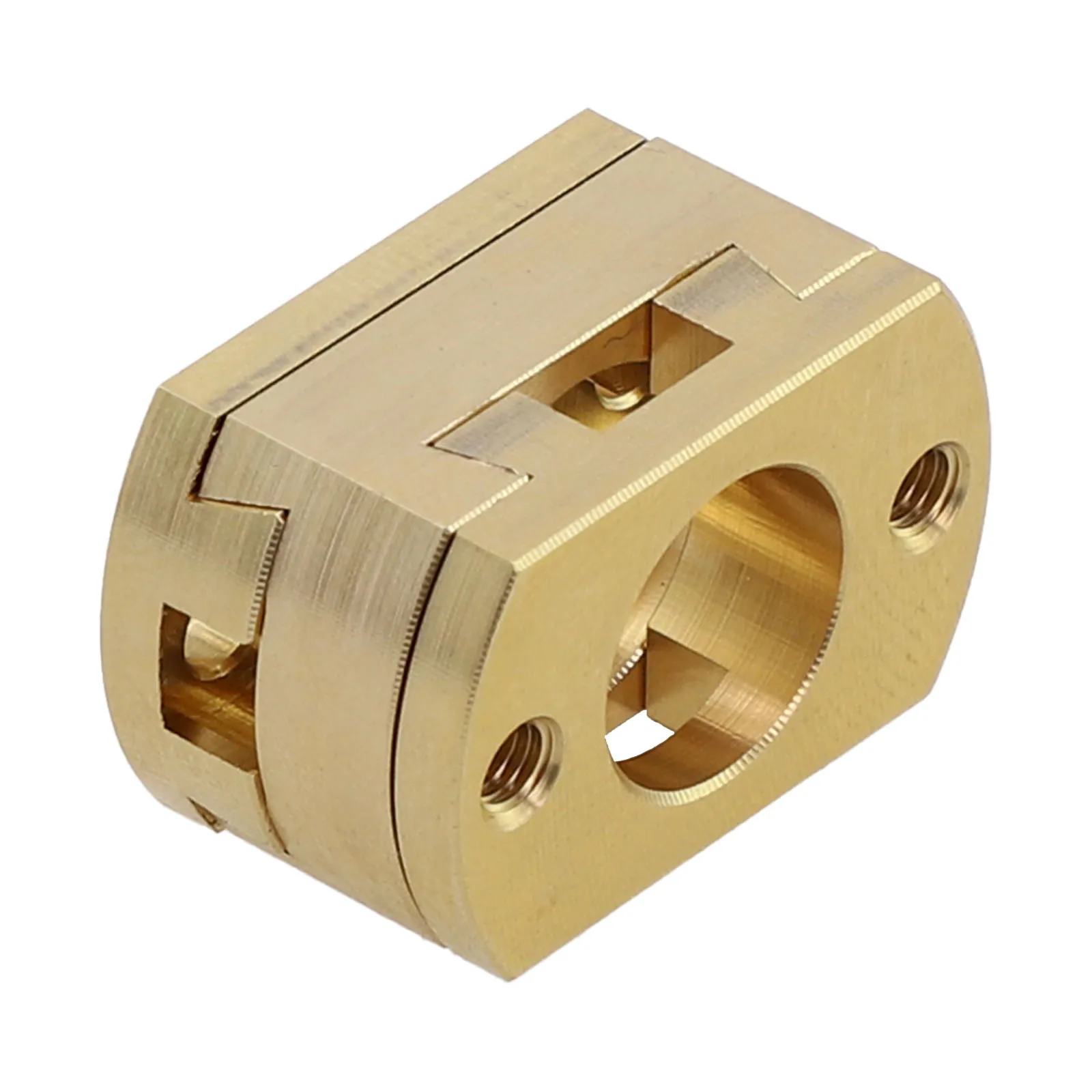 Brass Coupler For 3D Printer Z Screw Hot Bed Gold Color Precision Motion Control Connector Replacement Part