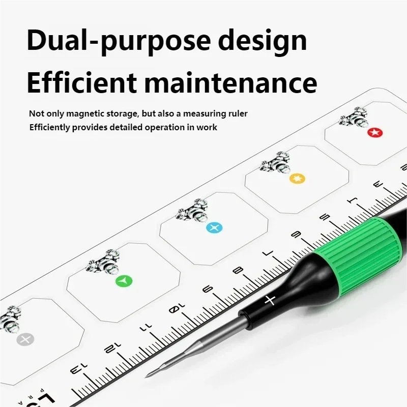 

LUOWEI LW-333 Portable Dual-use Magnetic Screws Storage Mat for Mobile Phone Laptop Disassembly Repair Screws Organizer