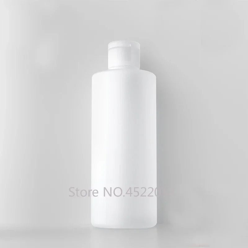 12/18/30/50/100/200/400ml 30pcs Empty PE Soft Shampoo Bottles with Flip Top Cap Refillable Cosmetic Makeup Packaging Containers