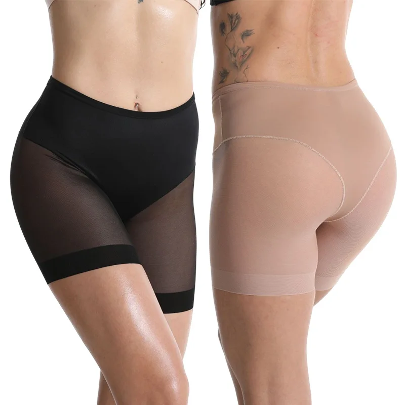 2pcs Women Slim Panties High Waist Tummy Pants Mesh Slimming Underwear Shapewear New Female Solid Color Light Body Sculpting Sha