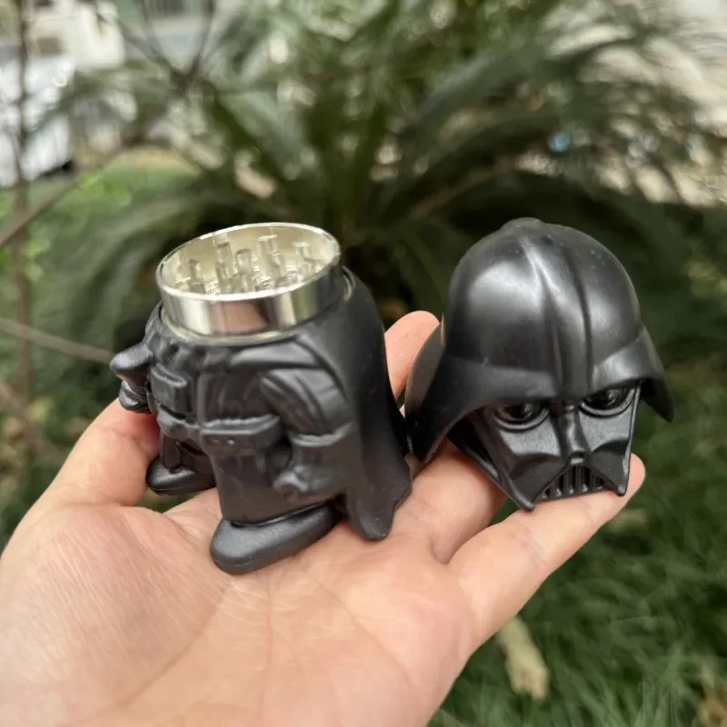 متعددة الوظائف 3 طبقات سبائك الزنك كسارة اليد مطحنة الفلفل لتوابل المطبخ وملحقات التدخين #3