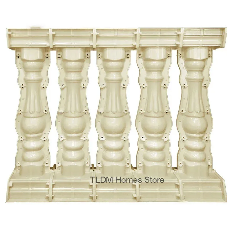 European Thickened Roman Column Mold Villa Courtyard Fence Mold Home Balcony Cast-in-place Vase Column Cement Guardrail Molds