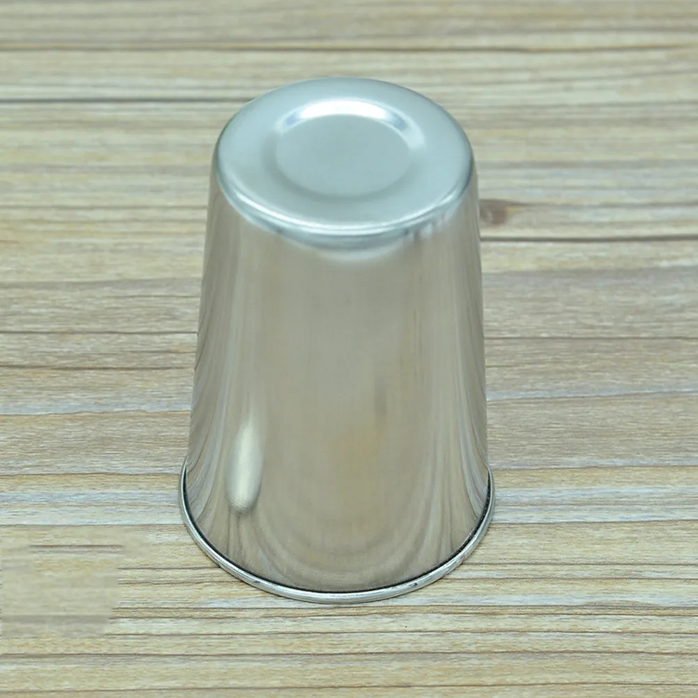 2Pcs Stainless Steel Toothbrush Bathroom Cups Silver Water Home Beverage Beer Tumbler 180Ml Stainless Steel Cups