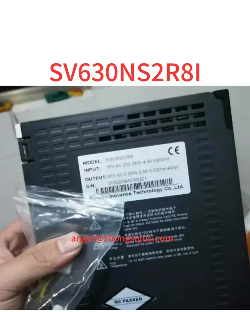 

New SV630NS2R8I servo drive