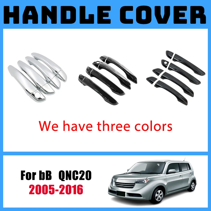 Osłona klamki samochodowej do Toyota bB 2006 QNC20 2005-2016 Daihatsu Coo Akcesoria Materia Subaru Dex Naklejka 2008 Włókno węglowe