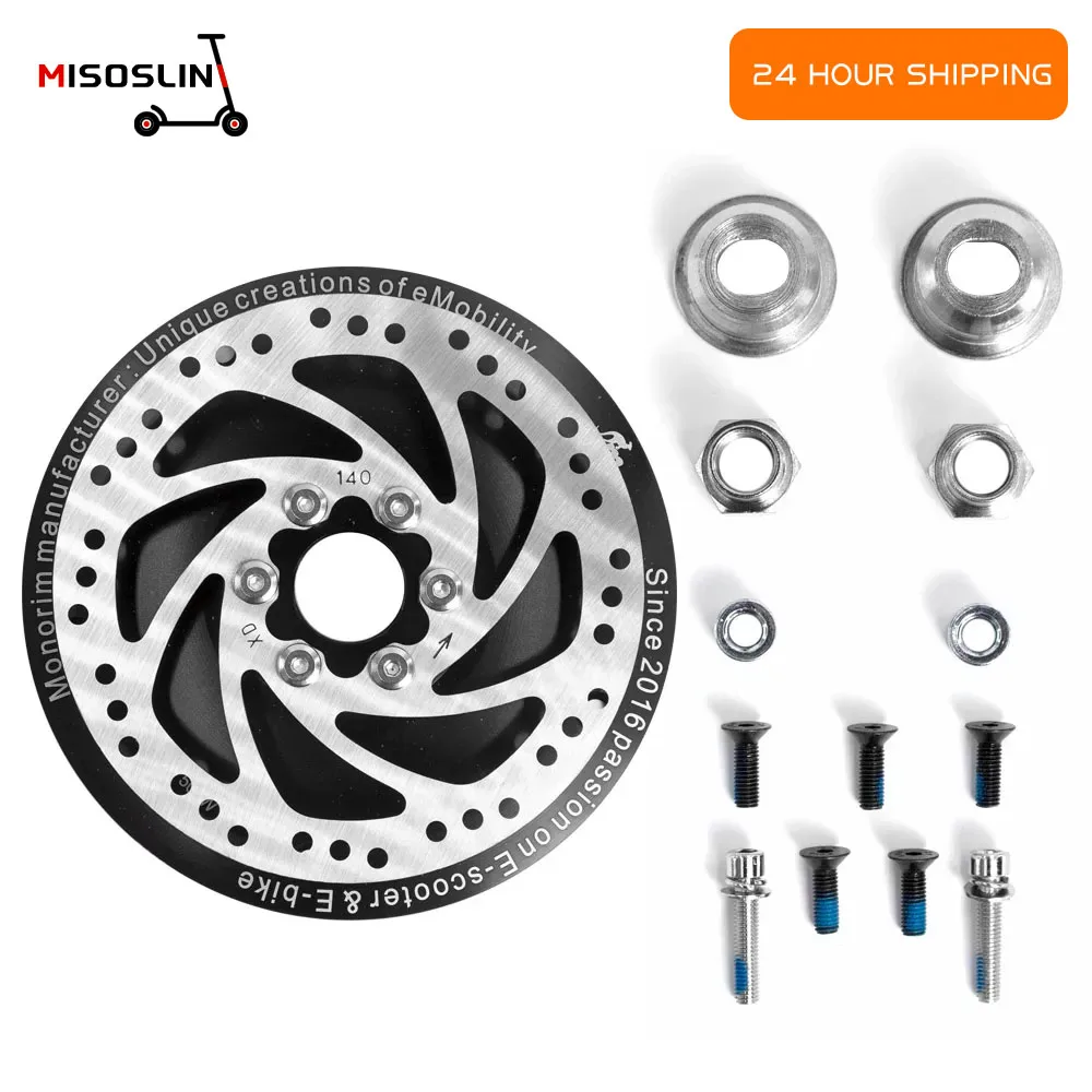 

Monorim DM 140mm Front Motor Deck Disc For Xiaomi Pro Pro2 Electric Scooter Upgraded Whell Disc Brake Kit Replacement Parts